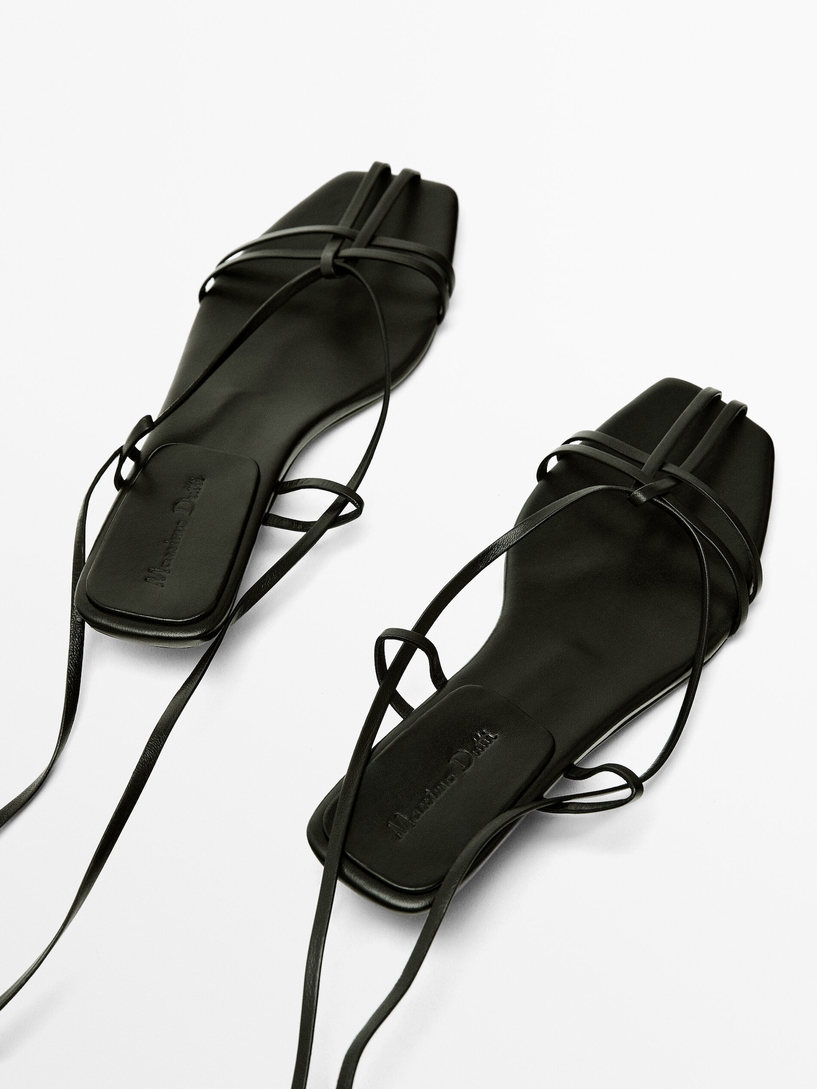 Multi-strap heeled sandals | Massimo Dutti UK