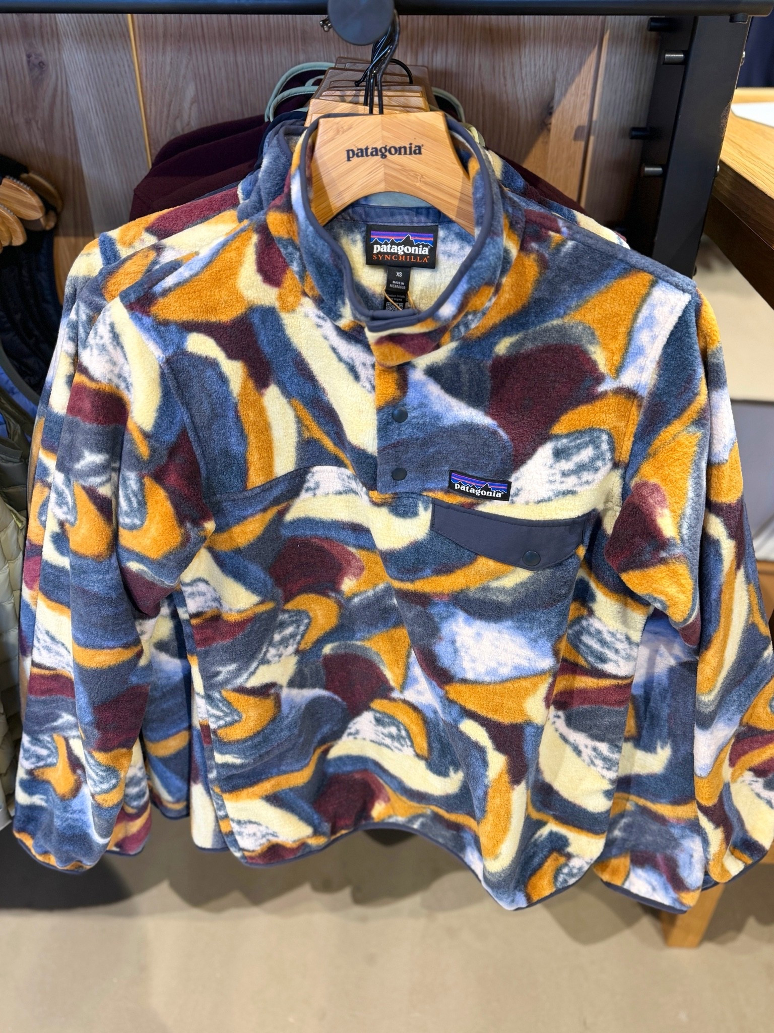 New for fall from Patagonia! 🍂 How fun is this new Smudge print in Smolder Blue?!  💙 The classic Synchilla fleece gets such a playful update with an abstract pattern inspired by huddling penguins staying warm in polar conditions! 🐧 It’s the perfect cozy pullover for all your fall adventures, from crisp morning walks to weekend getaways! 🍁 @REI #sweater #fallfashion #patagonia

#LTKootd #LTKActive #LTKTravel