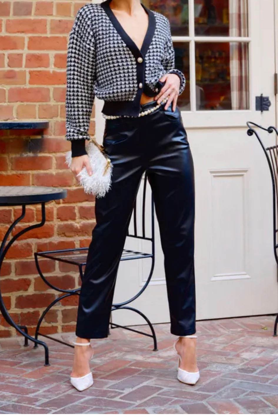 Black vegan leather pants 

#LTKworkwear #LTKparties #LTKstyletip