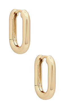 SHASHI Cosmo Huggie in Gold from Revolve.com | Revolve Clothing (Global)