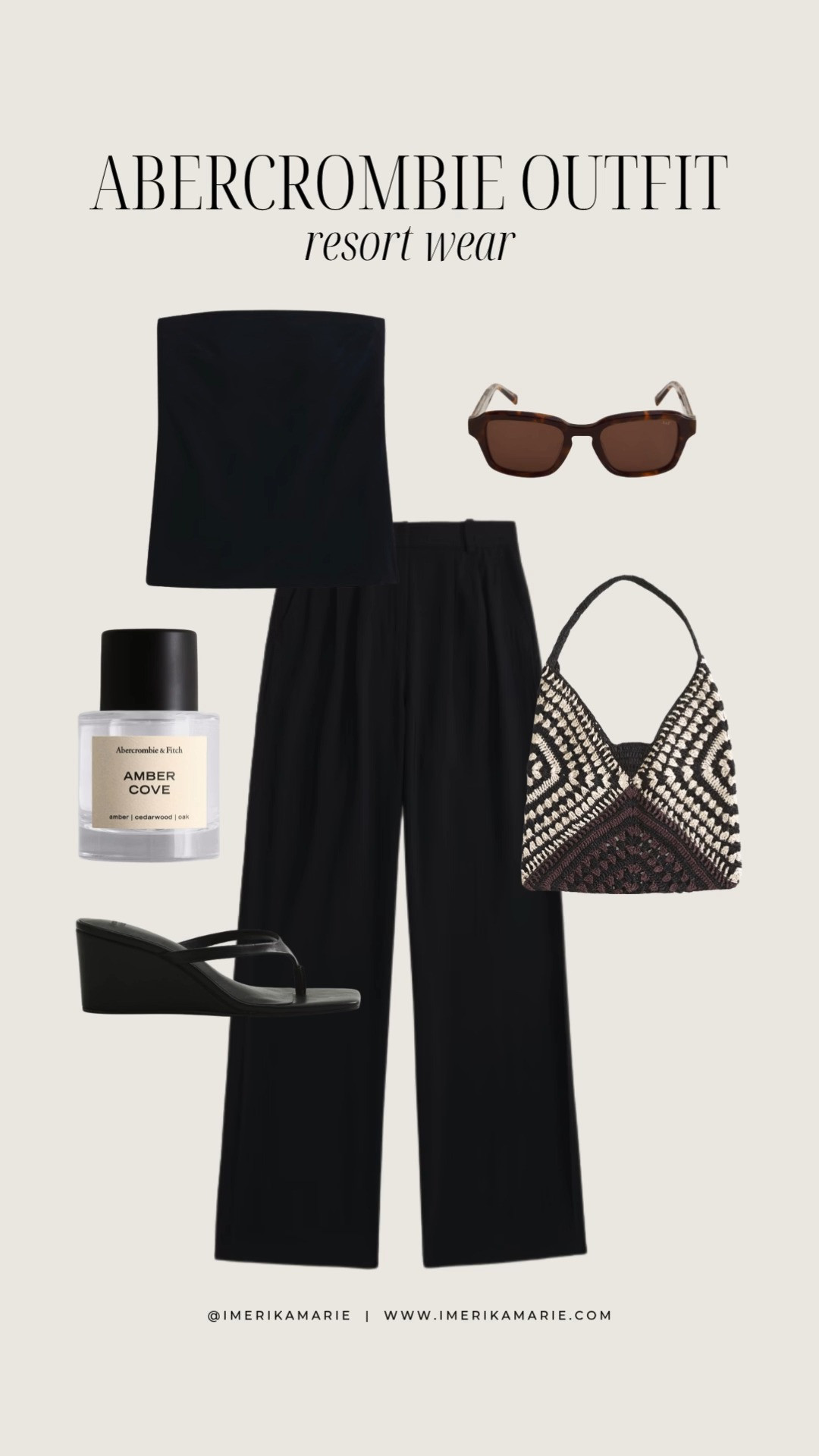 Abercrombie & Fitch Outfit

black tube top, black linen pants, wedges, and a crochet bag.

spring outfits 2026. spring outfit. summer outfit. summer outfits 2026. resort wear. vacation outfit. beach outfit. resort outfit. cruise outfit. 

 

#LTKootd #LTKSeasonal #LTKSwim