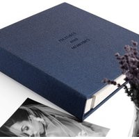 Photo Album With Sticky Pages, Large Self Adhesive Album, Family Travel Anniversary Scrapbook | Etsy (US)