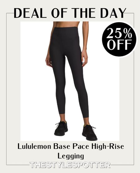 Deal of the Day! 🚨 
Finding black Lululemon Leggings on sale is a rare occurrence. You can save 25% on these Lululemon Base Pace Leggings. Most sizes still available!
Shop the deal 👇🏼 



#LTKCyberweek #LTKHoliday #LTKGiftGuide