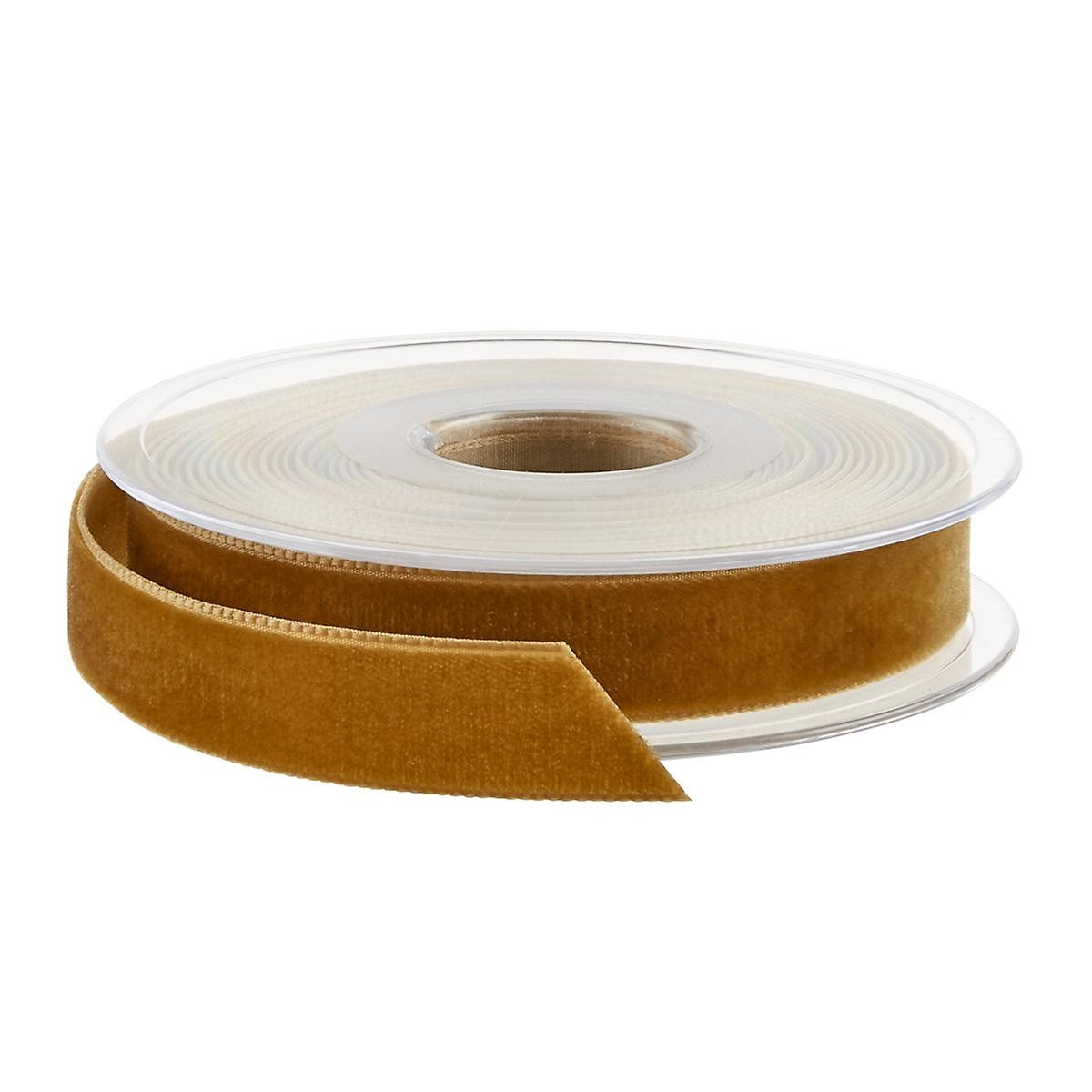 Antique Gold Swiss Velvet Ribbon | The Container Store