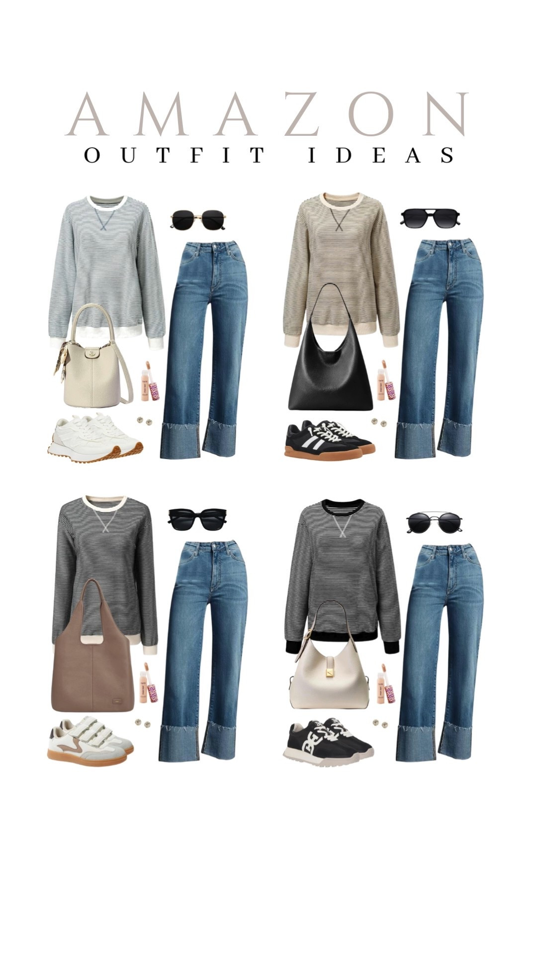 I'm loving these striped crewneck pullovers! Here’s how I’m styling them.
gold earrings set, anastasia beverly hills lipstick, leather shoulder bag, casual outfit inspo, capsule wardrobe, favorite finds, top picks, mom outfit, everyday style, trendy look, transitional look, viral style, affordable look, amazon favorites, winter to spring fashion, winter to spring style

#LTKootd #LTKU #LTKSeasonal