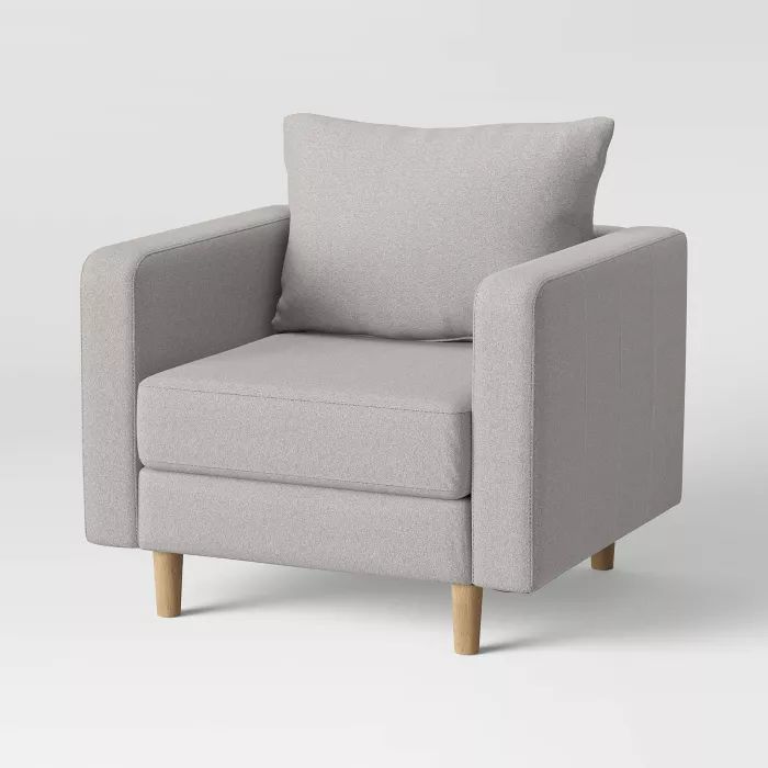 Jacobs Large Scale Mid-Century Modern Armchair Gray - Project 62&#8482; | Target