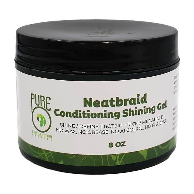 Pure O Hair Solution Product Neatbraid Conditioning Shining Gel 8 Oz (Pack of 1) | Amazon (US)