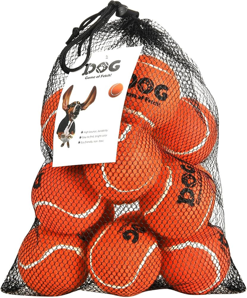 AMA SPORT Dog Pet Tennis Balls Toys Orange Colour for Puppy Balls Small Medium Dogs,Designed for ... | Amazon (US)