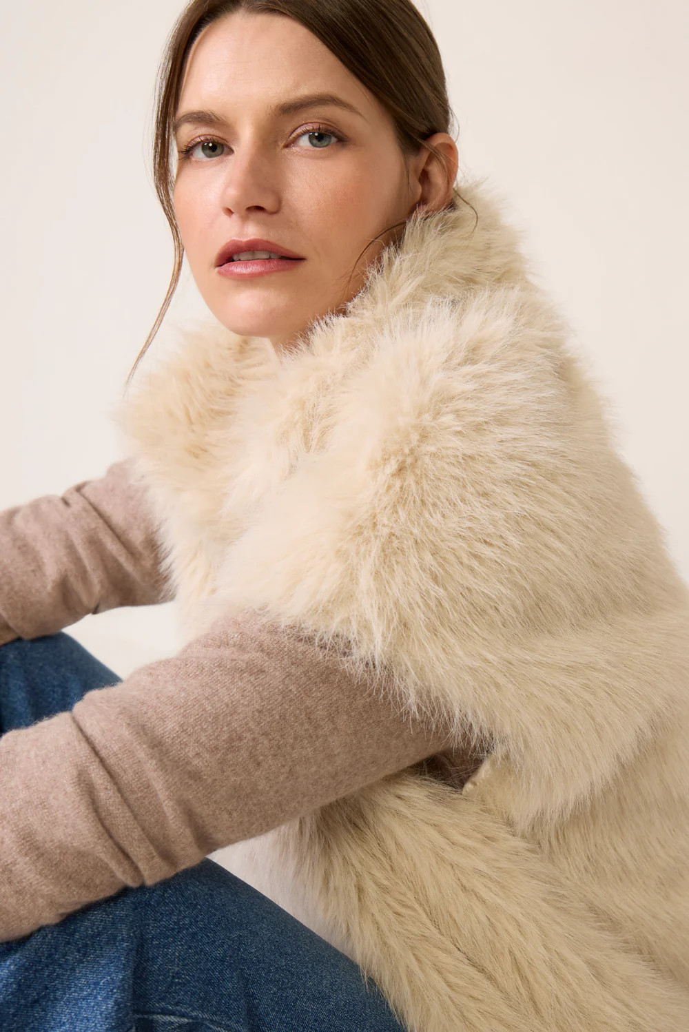 Silky Fur Vest | Evereve