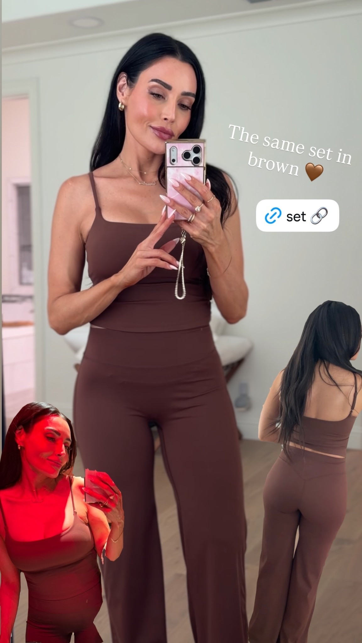 Im obsessed with this workout set in every color, here it is in brown. It’s so flattering 🤎

#LTKWorkwear #LTKActive #LTKootd