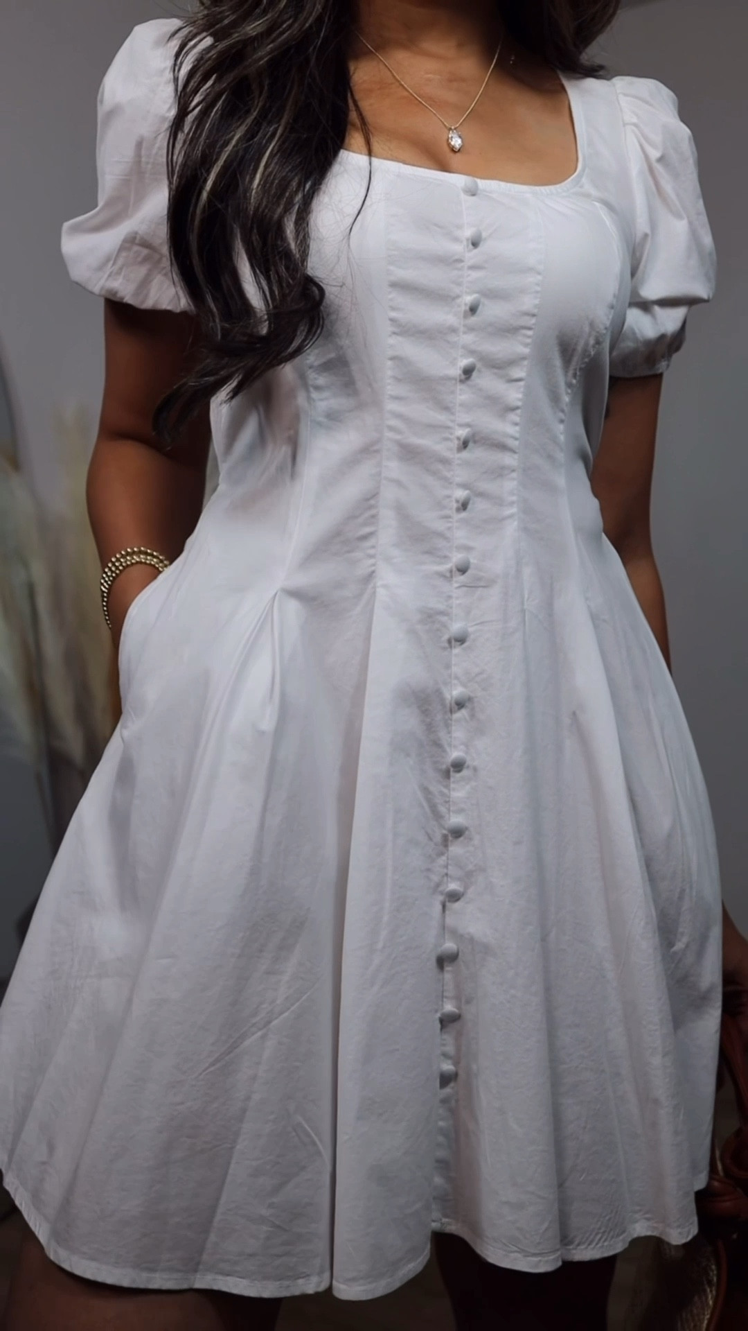 Resharing because this dress is ON SALE under $13 on Walmart right now 😍🤍 wearing XS here 

Walmart finds affordable fashion spring dress summer white puff sleeve corset stretch pockets classic classy 

#LTKSaleAlert