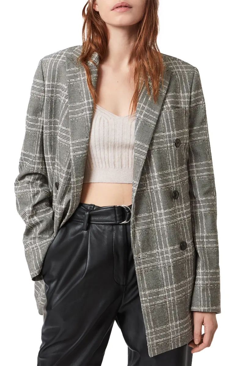 Astrid Check Wool Blend Blazer | Nordstrom