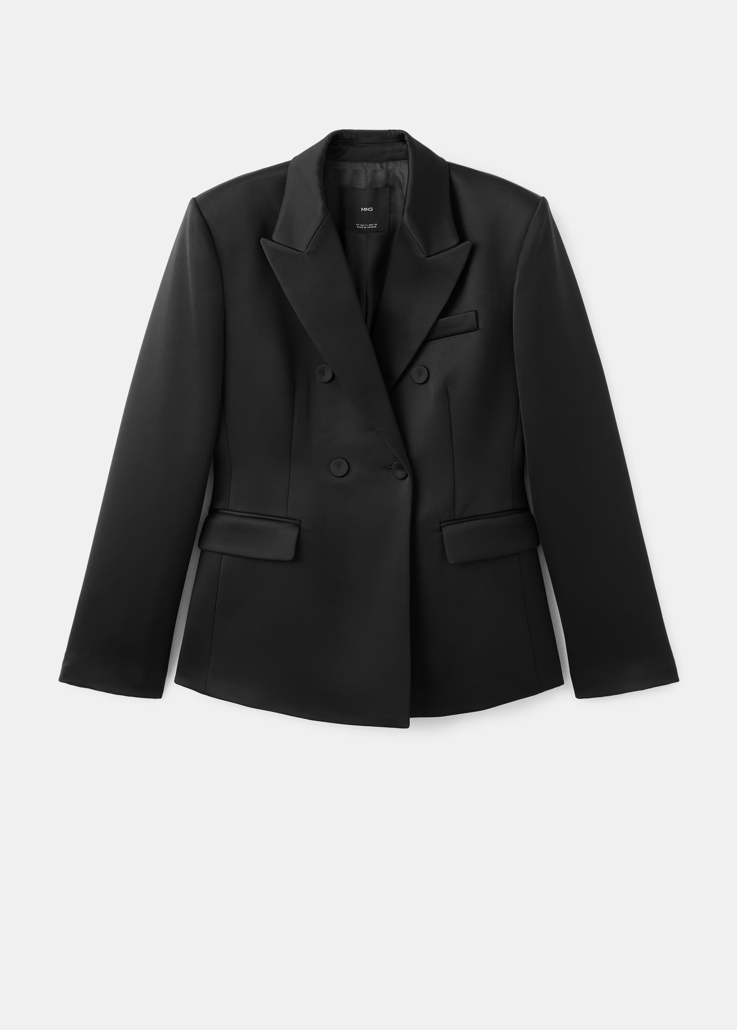 Satin suit jacket - Women | MANGO United Kingdom | MANGO (UK)