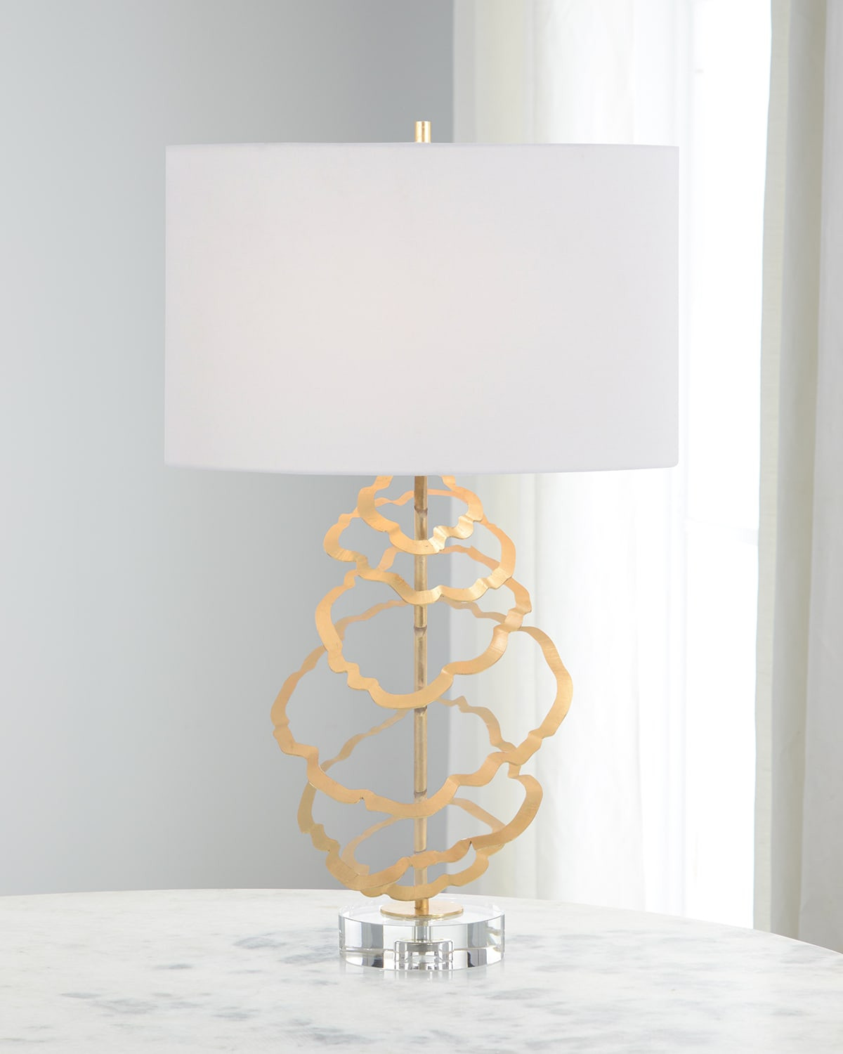 Floating Discs Table Lamp | Neiman Marcus
