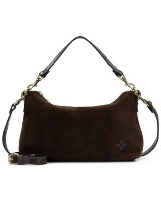 Patricia Nash Women's Suede Kolena Small Shoulder Bag - Cognac | Macy's