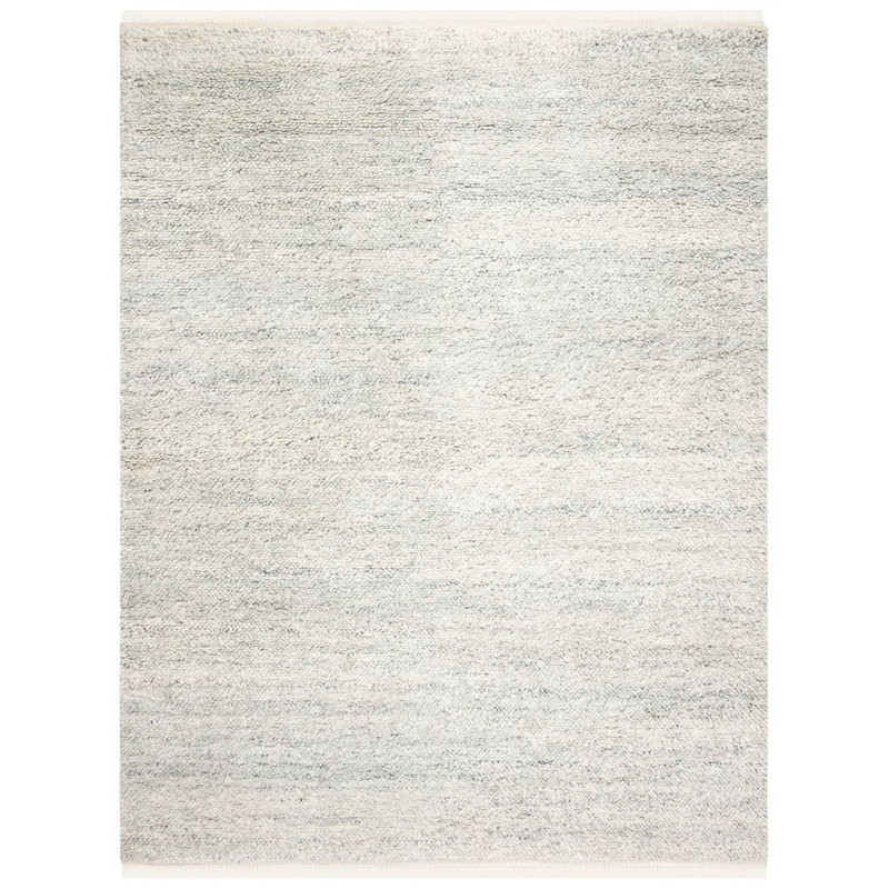 Wyly Hand-Knotted Wool Gray Rug | Wayfair North America