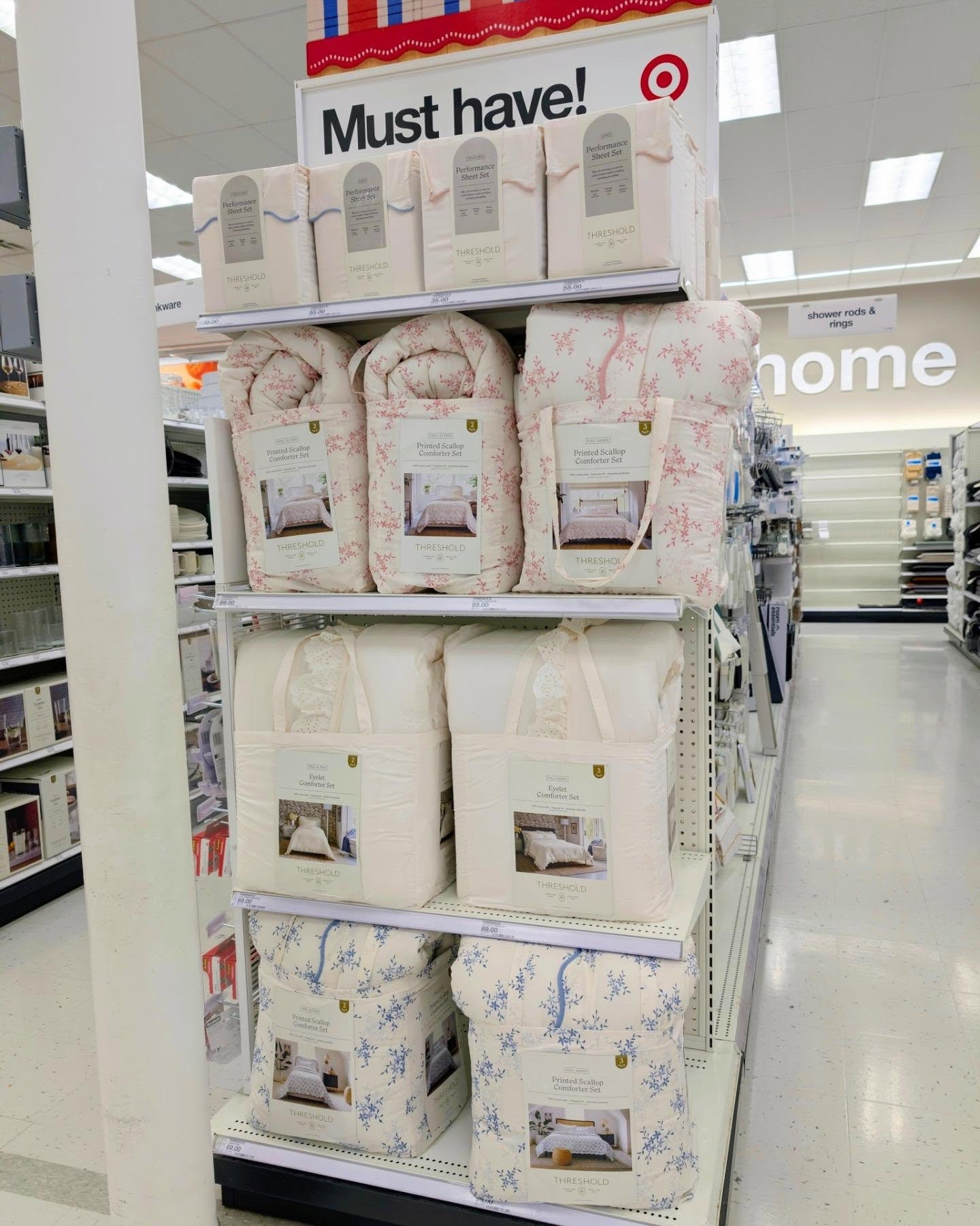So cute for dorms or just a girly bedroom! I love the towels too! 

Printed scallop, sheets, comforter set, bath towels, floral print, girly bedroom, coquette, target run, new at Target, bathroom decor, home decor on a budget, thread count, pillow cases, dorm room decor, pink aesthetic, blue decor

#LTKU #LTKHome #LTKSeasonal