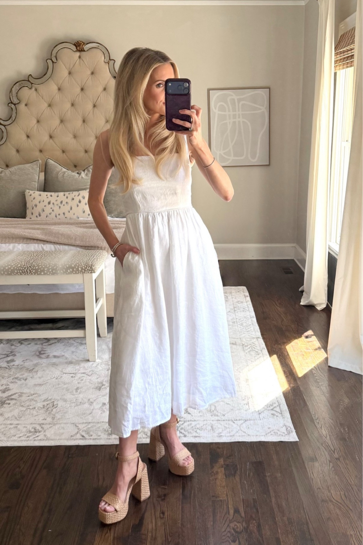 These 100% European linen dresses from @quince are simple, breathable, and so easy to style a million different ways! The kind of staples that carry you through the whole season. I am wearing an XS, and they all run TTS.
#QuincePartner


#LTKPetite #LTKdayinmylife #LTKootd