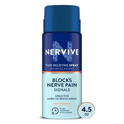 Nervive Nerve Relief Spray - 4.5oz: For Feet, Hands, Legs, Arms, Joint And Muscle Pain Reliever | Target