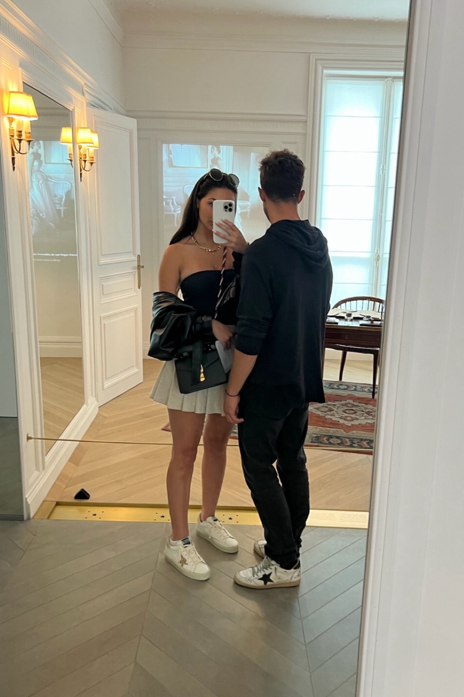 trendy fashion inspiration 🖤

golden goose, designer bag, trending skirt, tube top, gold necklace 

#LTKstyletip #LTKshoecrush #LTKsalealert