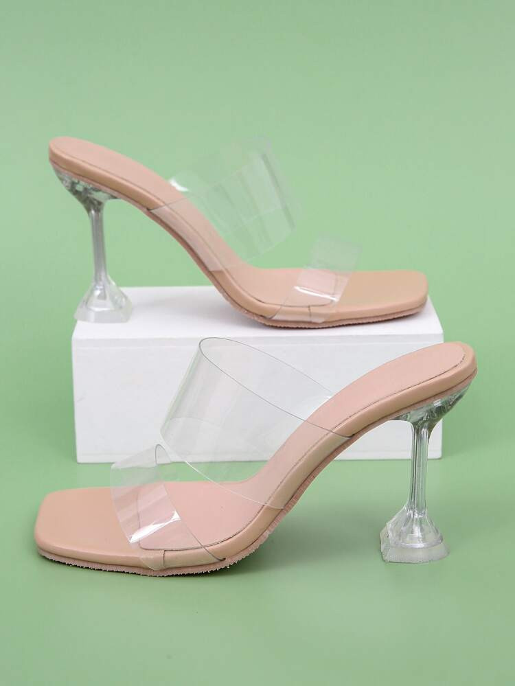 Clear Pyramid Mules | SHEIN