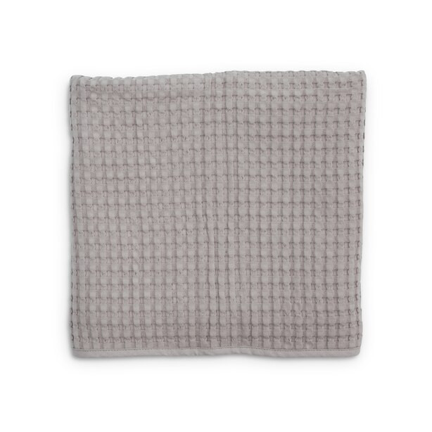 Cotton Waffle Blanket, Sand | Indigo (CA)