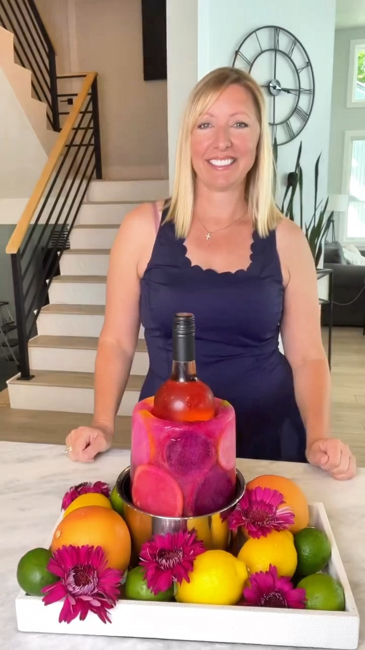 Dragon Fruit Wine Chiller 

This is such a simple and fun thing to do for a party. And what better place to have it but on Mother's Day- Memossas and celebrating mom! I love the way the dragon fruit creates a pink hue in the ice. Don't forget to Like & Follow for more design inspo, organizational ideas, unique finds, DIYs, and  tips & tricks.  

DIY | Wine Chiller | Wine | Recipe | Easy Recipe Ideas | Party Decor | Mother's Day | Mother's Day Gift | Clebrate Mom | Wine Chiller 

#LTKparties #LTKhome #LTKVideo