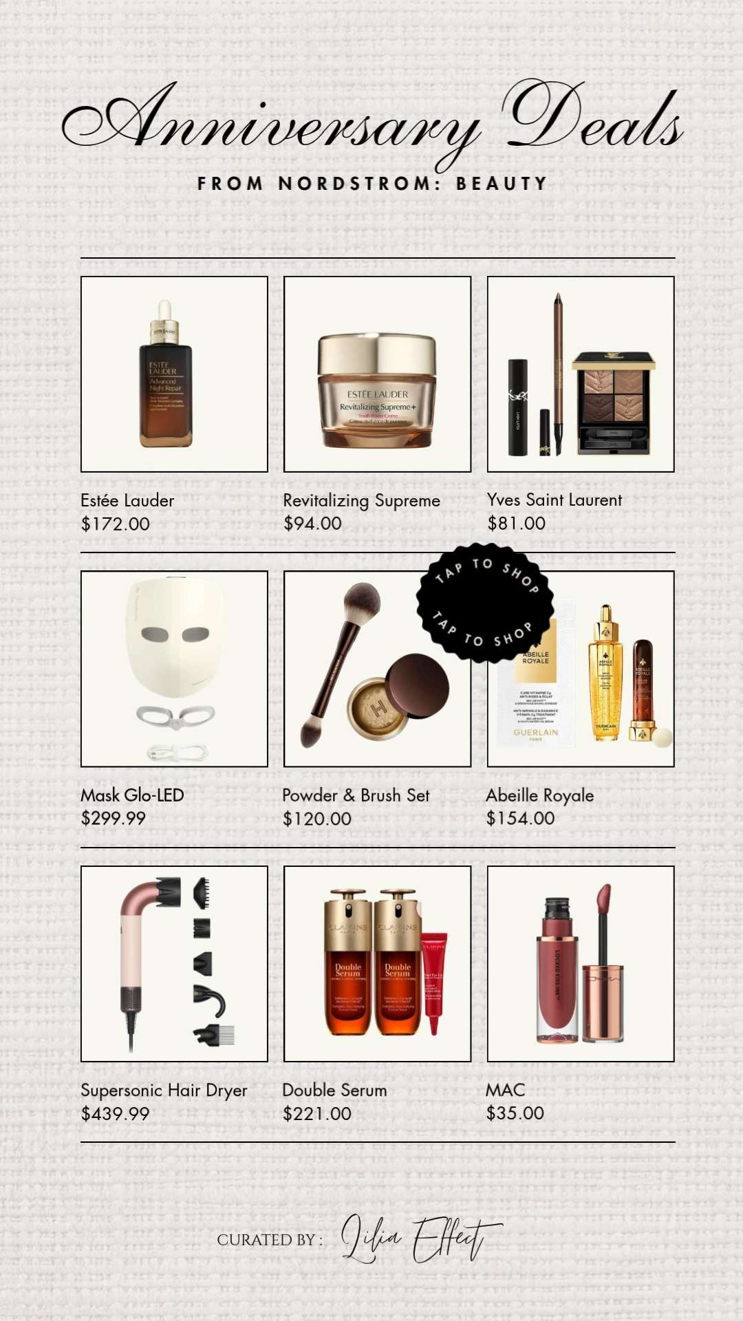 Anniversary deals — Nordstrom beauty edition ✨🤍 Stock up on beauty favorites, luxury essentials, and exclusive finds during the Nordstrom Anniversary Sale. 🛍️💄🌸
 

 #LTKselfcare #LTKSaleAlert #LTKBeauty