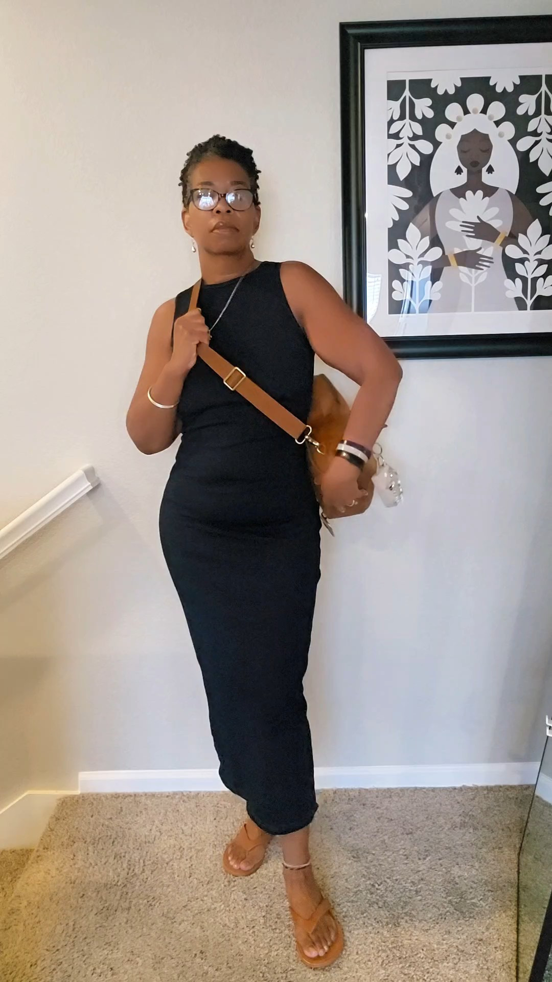 Easy summer style with comfortable Amazon accessories. 🖤🤎 This is the kind of outfit I reach for when I want to feel put together without overthinking it. 

 #LTKootd #LTKgrwm #LTKU