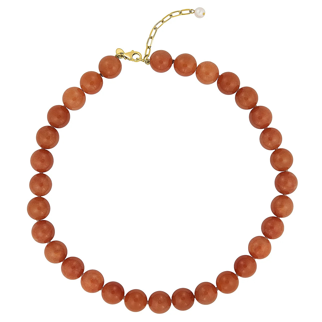 PALOMA NECKLACE ORANGE AVENTURINE | FYB JEWELRY