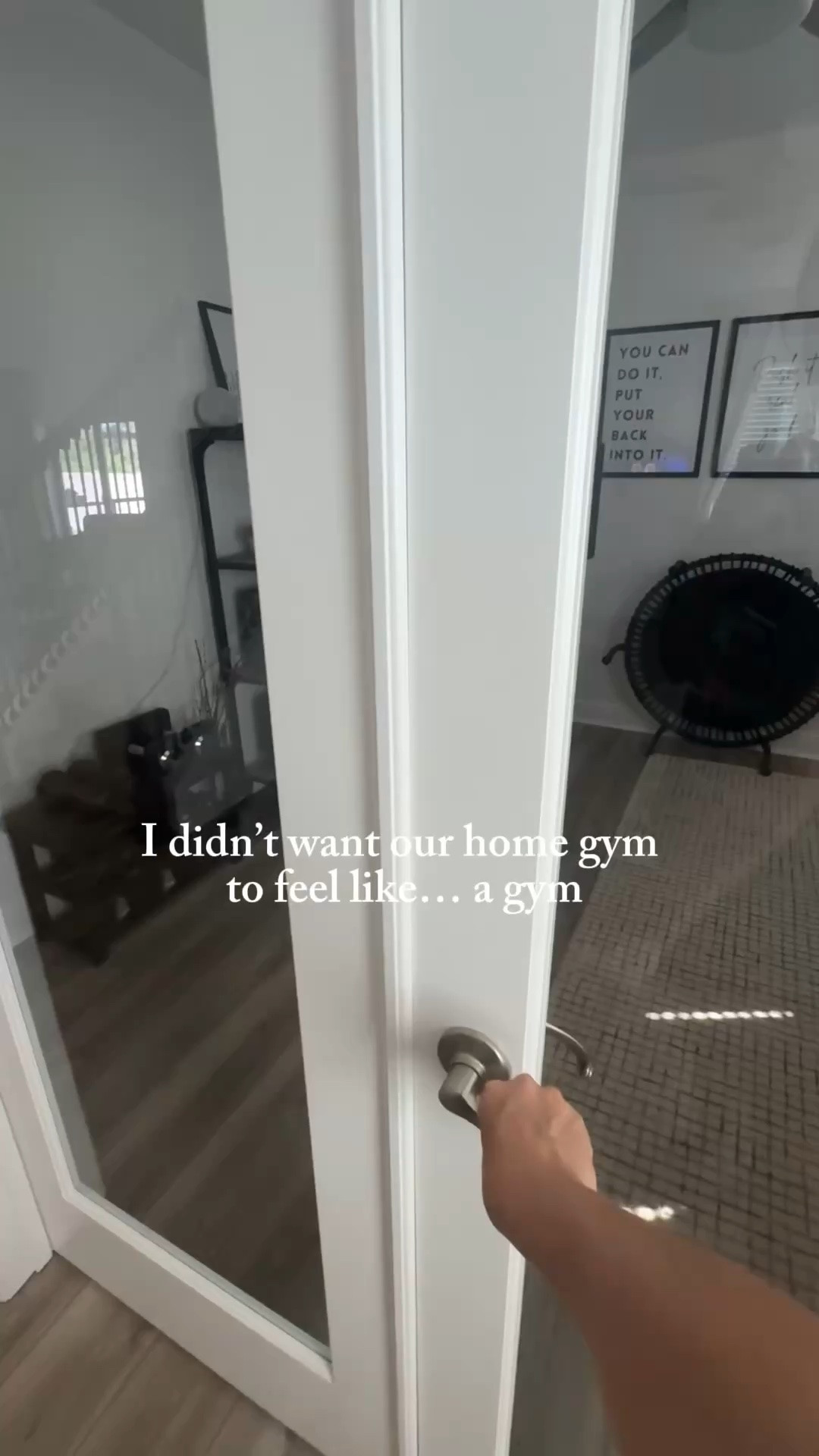 I didn’t want our home gym to feel cold or cluttered… so I styled it more like the rest of our house 🤎

Instead of buying a bunch of ugly “gym storage,” I used regular storage pieces from around our home, added a cozy rug, a tree, some DIY art!

The custom sound setup with the Peloton definitely helps too 🎶

I linked the storage pieces, decor, rug, and other details I used if you’re trying to make your home gym feel a little more homey, “homie” 😎.

#HomeGym #HomeGymIdeas #HomeDecor #FunctionalDecor #HomeOrganization #Peloton #NeutralHome #CozyHome #HomeGymDecor #WorkoutRoom #DIYHomeDecor

#LTKfitnessgoals #LTKActive #LTKHome