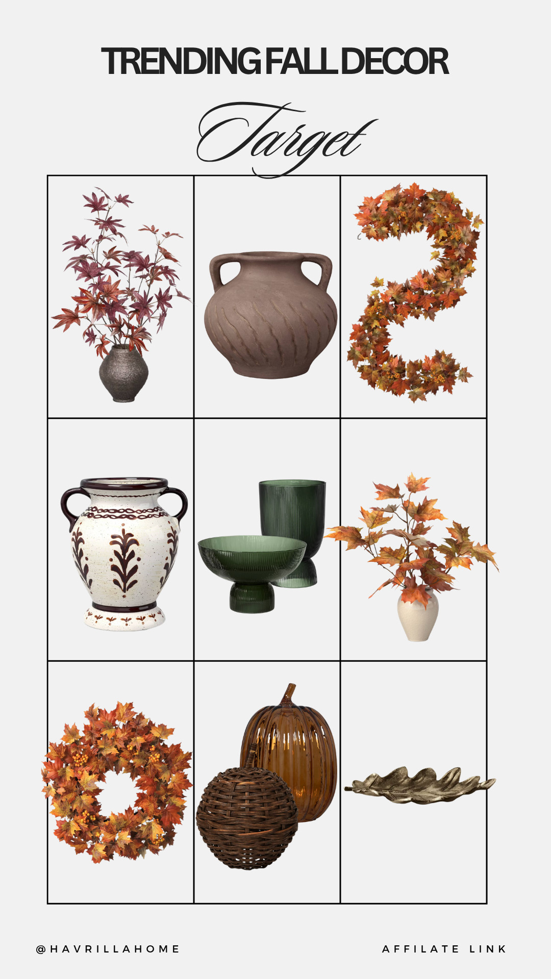 Target fall decor, fall decor Target, Target home finds, trending fall decor, fall decorating ideas, autumn home decor, fall wreath, faux fall branches, fall vases, amber glass pumpkin, decorative pumpkins, green glass decor, fall tabletop decor, brass fall decor, fall home accessories, affordable fall decor, cozy fall home, Target home decor, fall aesthetic, autumn decorating inspiration

#LTKSeasonal #LTKHome