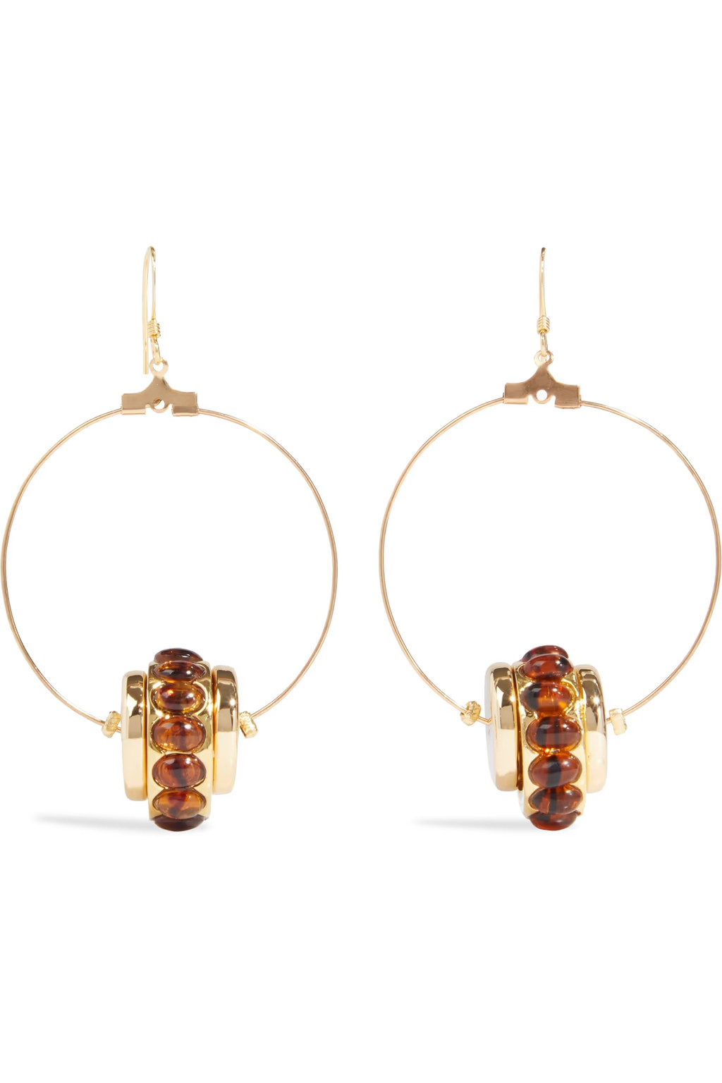 Gold-tone stone earrings | The Outnet (US and CA)