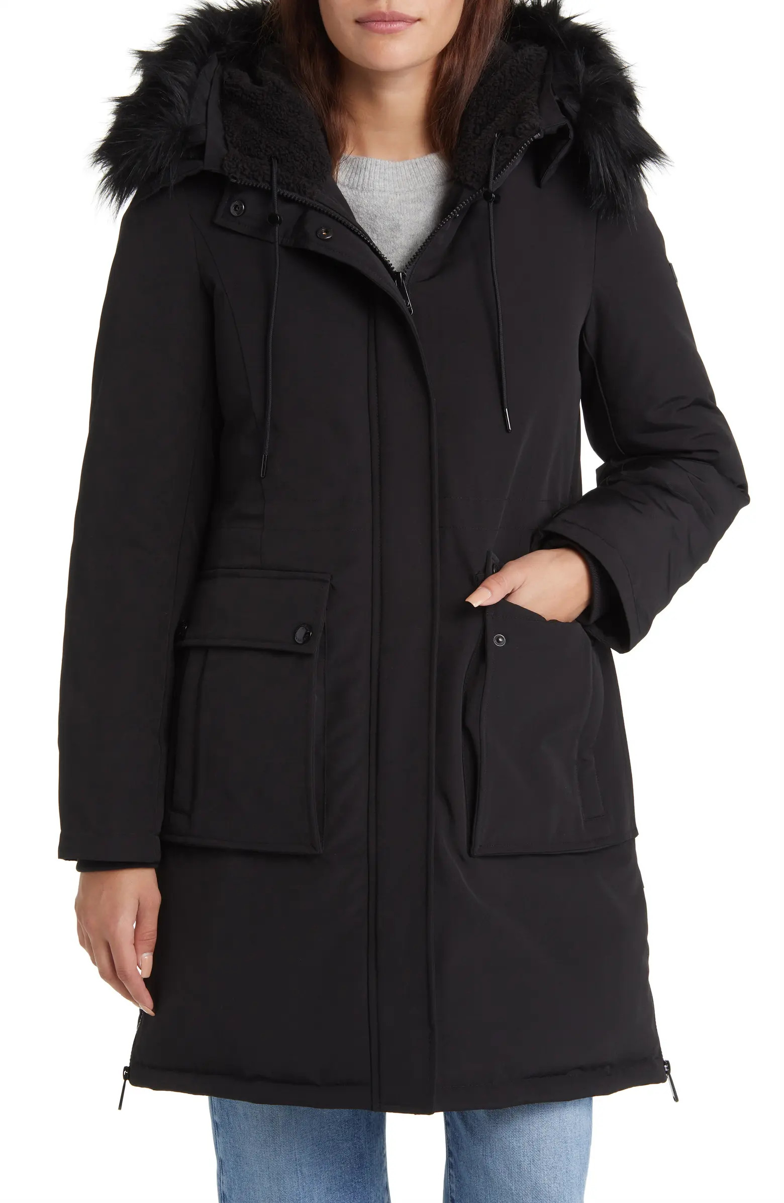 Faux Fur Trim Parka | Nordstrom