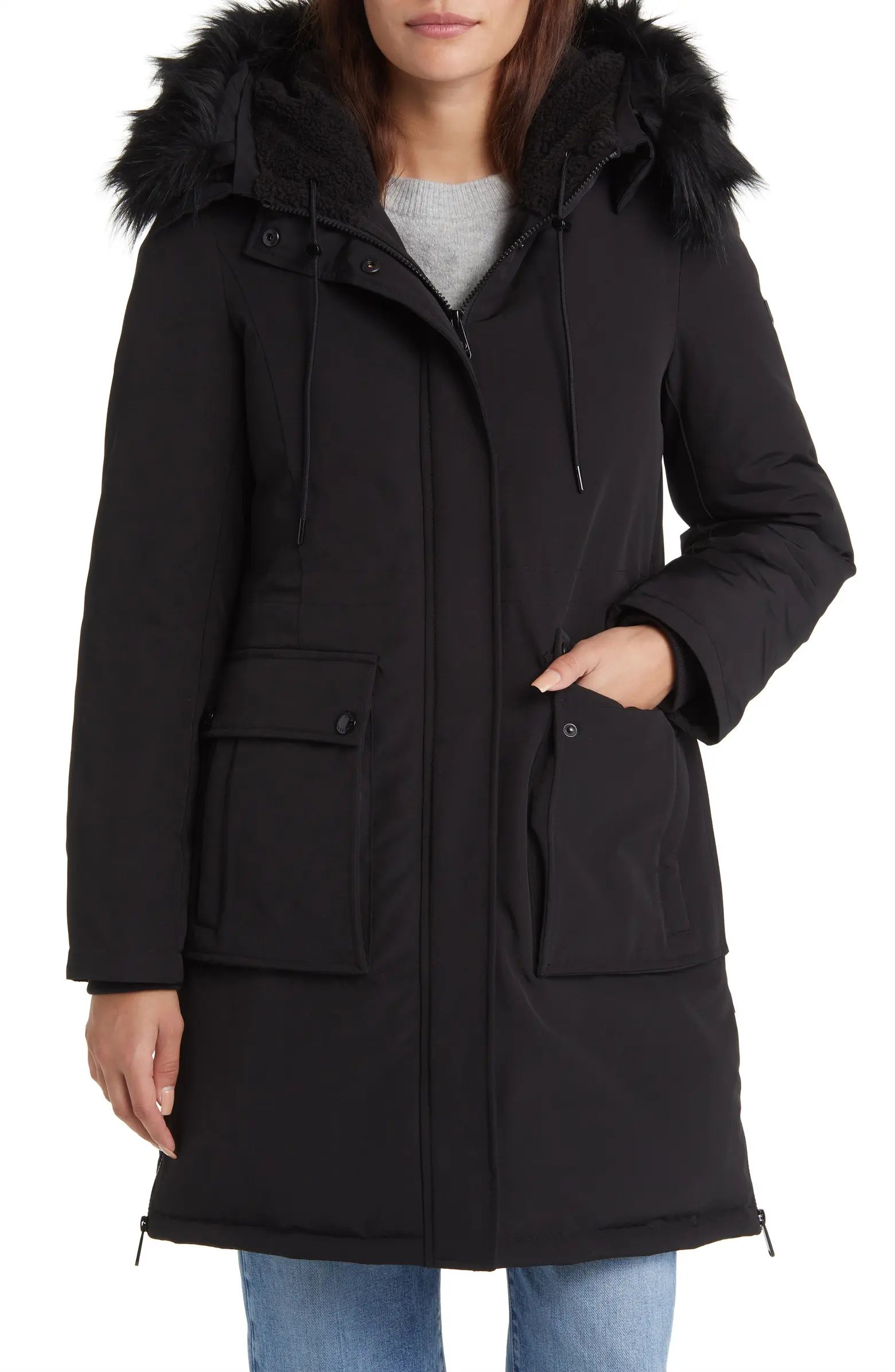 Faux Fur Trim Parka | Nordstrom