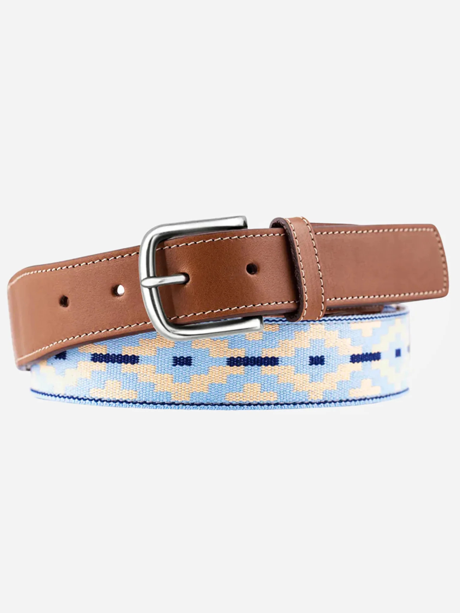 LA MATERA
                      
                     Men's Pinamar Woven Belt | Saint Bernard
