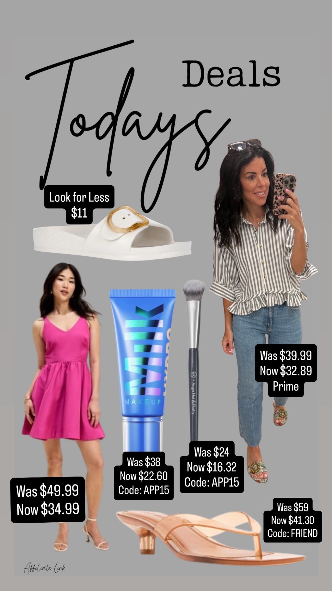 Today’s deals
Free people look for less
Birkenstock look for less
Premium makeup on sale
Summer Makeup
Concealer brush
Wedding guest dress
Summer sandals
Jellies

#LTKdayinmylife #LTKselfcare #LTKSaleAlert