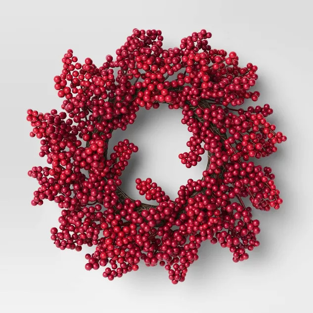 Mini Red Berry Wreath - Threshold™ | Target