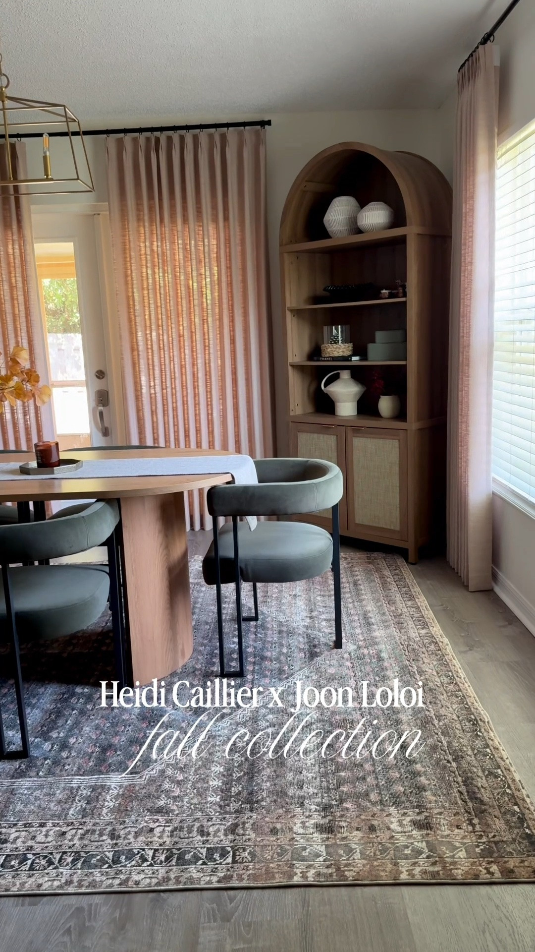 Stunning new rug from the Heidi Caillier x Joon Loloi fall collection. Gorgeous coloring, vintage inspired print & super soft cloud pile 🙌🏽 

Dining room rug, fall decor, dining room inspo

#LTKHome