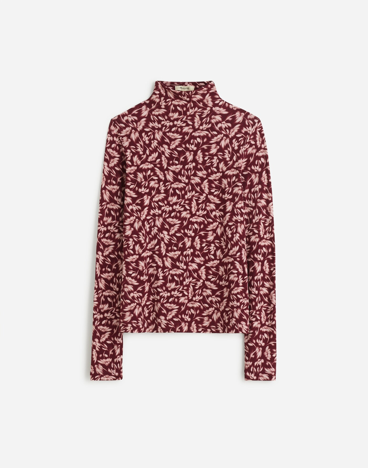 Long-Sleeve Mockneck Tee in Floral | Madewell | Madewell