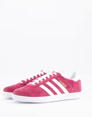 adidas Originals Gazelle trainers in burgundy - RED | ASOS (Global)
