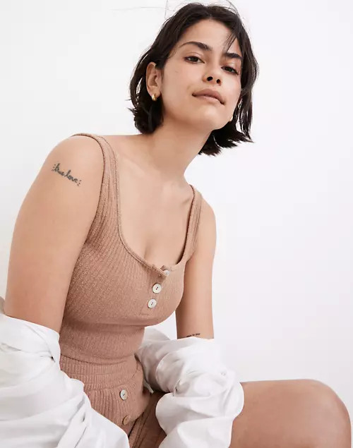 MWL Ribbed Crop Tank | Madewell