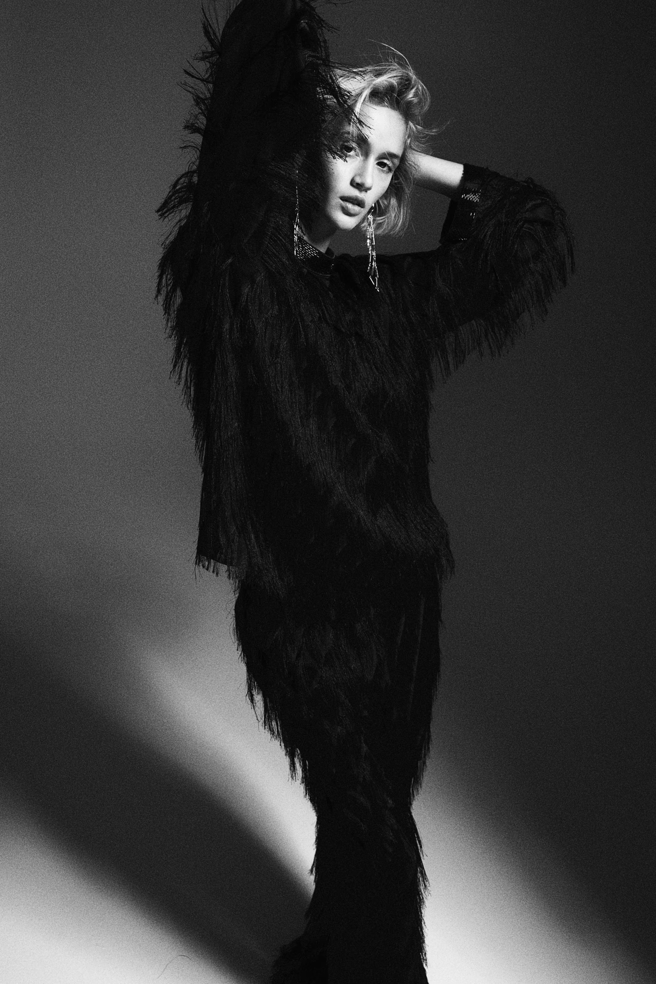 Fringed Top - Black - Ladies | H&M US | H&M (US + CA)