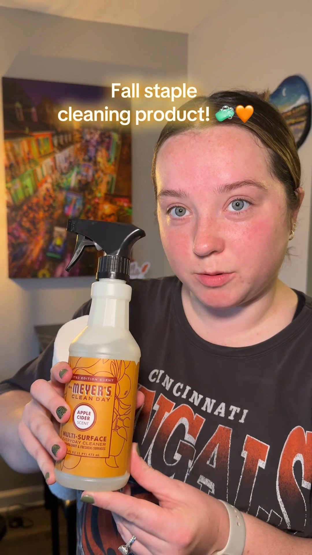 The best fall scented cleaning spray!! 🫶🏼🍁🧡🥰 

#LTKHome #LTKSeasonal #LTKFindsUnder100