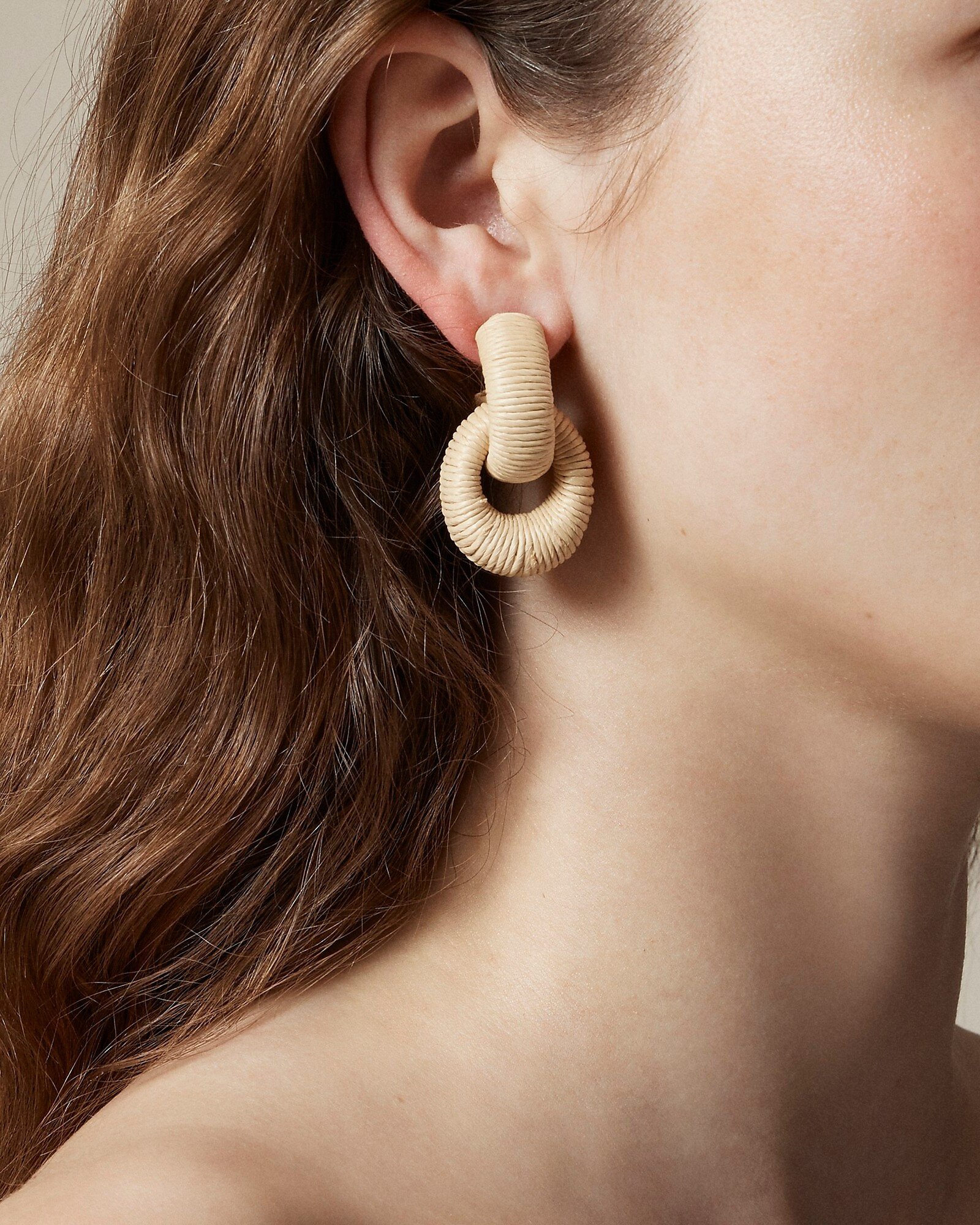 Woven chainlink earrings | J. Crew US