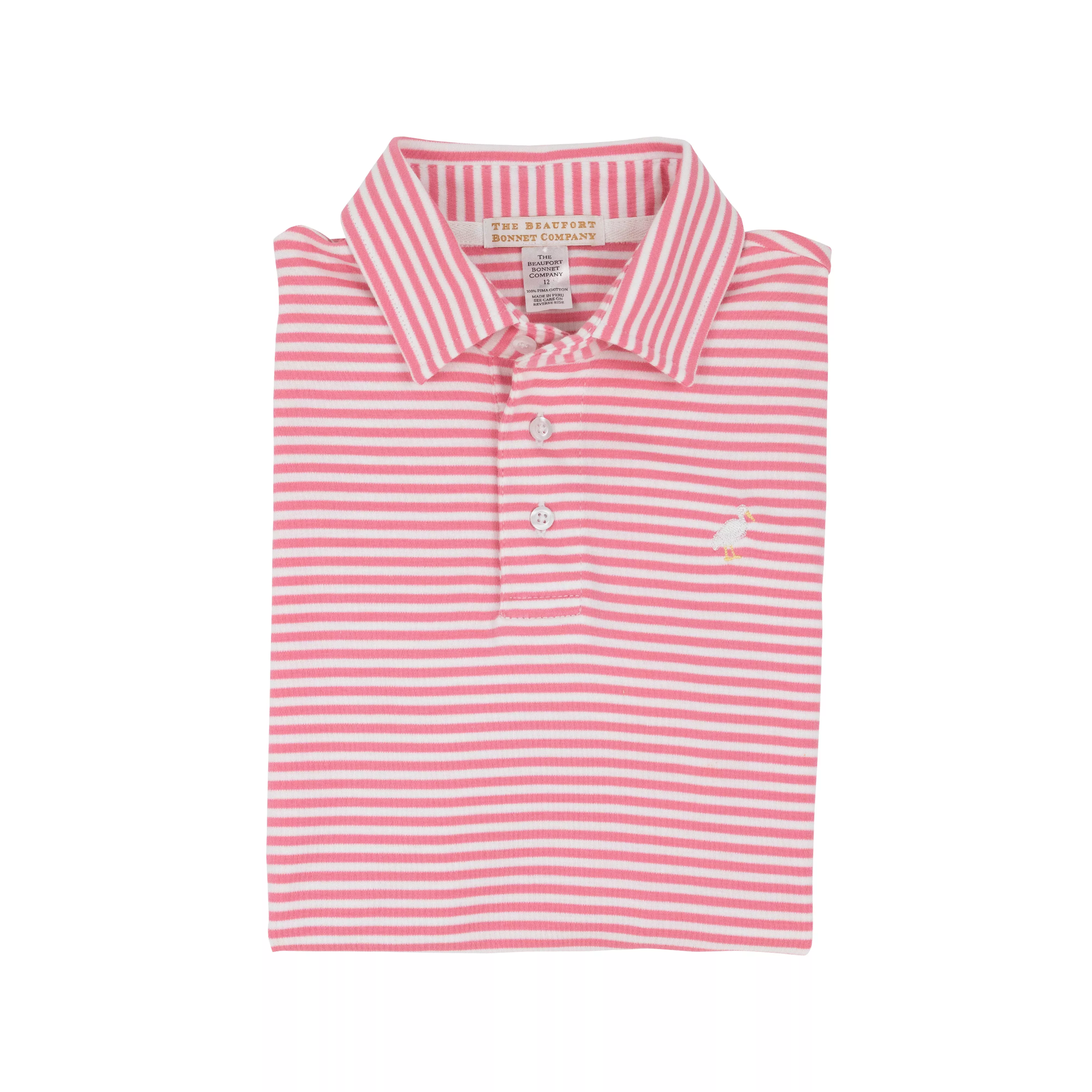 LAINEY'S LITTLE TOP - HAMPTONS HOT PINK STRIPE / WORTH WHITE