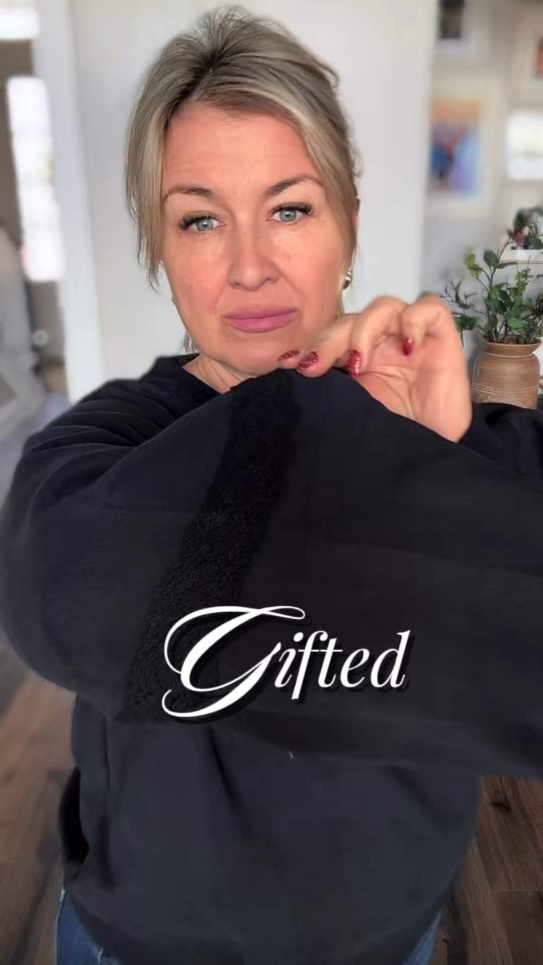 Gifted cozy moment 💌
This embroidered sweatshirt is the perfect mix of comfort and feminine detail — soft fleece, relaxed fit, and the prettiest crochet trim. Perfect for fall days when you want cozy and cute.
Gifted by @gacaky — thank you!
oversized sweatshirt. embroidered crochet hoodie. fall outfit women 40+. cozy feminine fashion. midsize style over 45
#giftedfashion #midlifestyle #falloutfitinspo #midsizefashion #cozychic

#LTKMidsize #LTKOver40 #LTKStyleTip