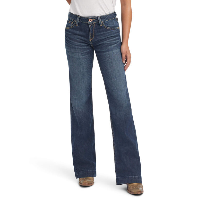 Trouser Perfect Rise Maggie Wide Leg Jean | Ariat (US)