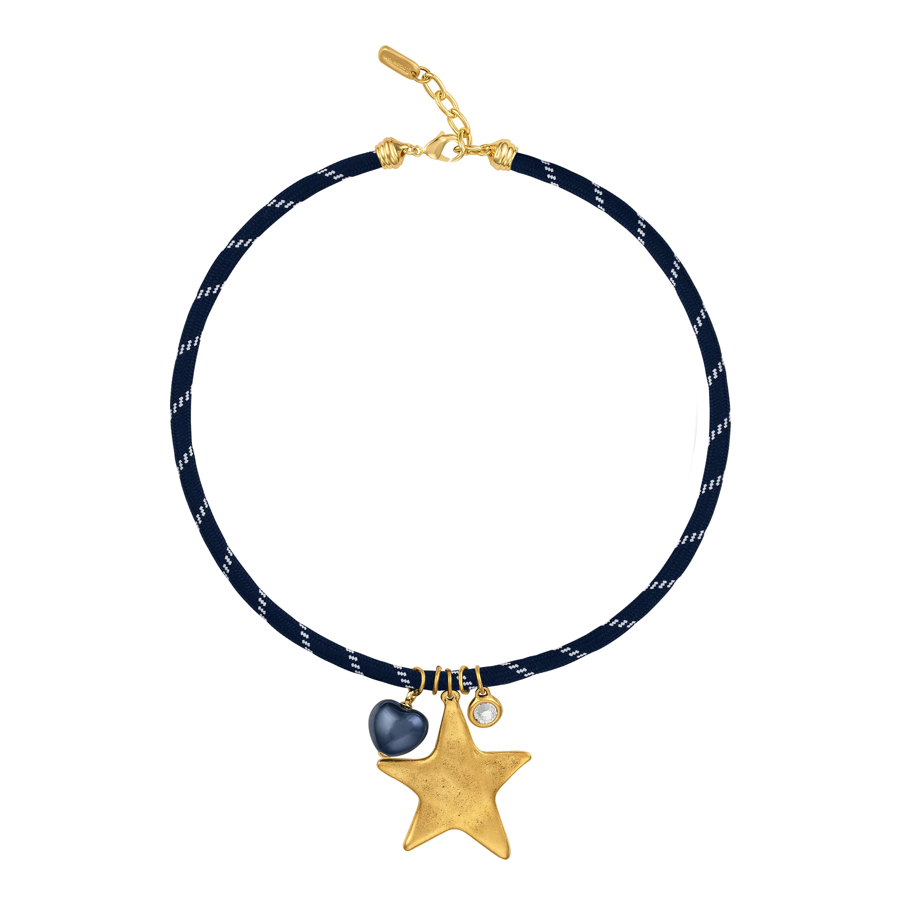 Navy Heart Paracord Necklace | Logan Tay