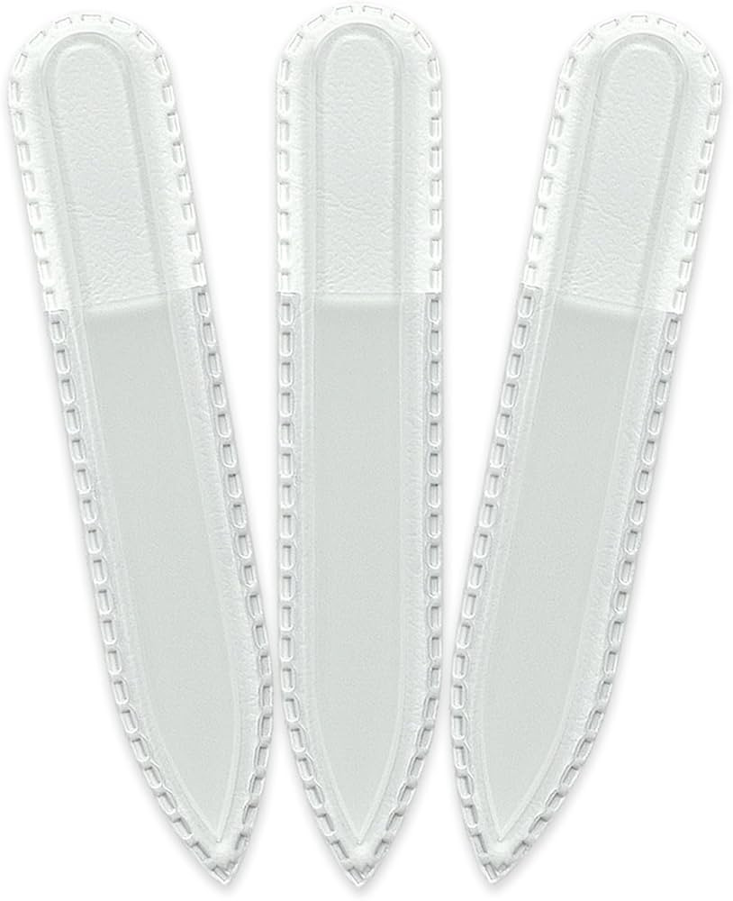 Mont Bleu Small Premium Glass Nail File - Genuine Czech Tempered Glass - Handmade in Czech Republ... | Amazon (US)